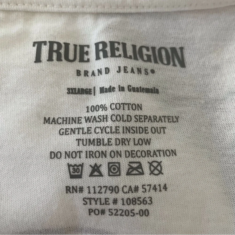 Men’s True Religion Buddha Sunrise Crew Tee Size 3XL
